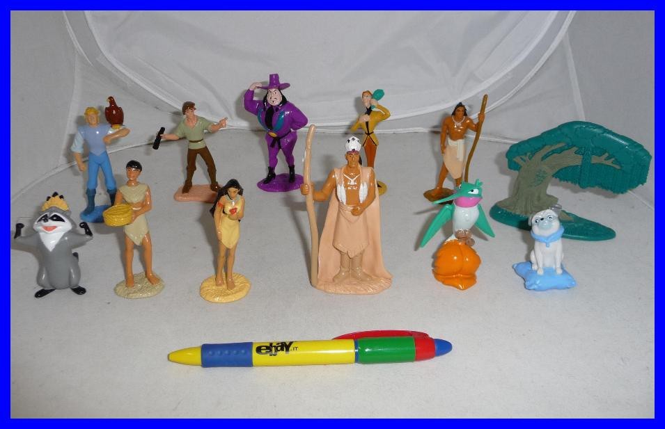 POCAHONTAS Figuren Set Sammlung 12 Figuren 9cm Original DISNEY Panini RAR 8590₽