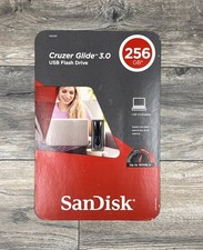Western Digital SanDisk Cruzer Glide 256GB USB 3.0 Flash Drive New In Package