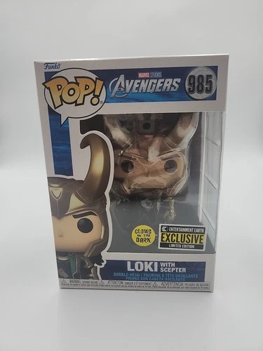 Funko Pop! Vinyl Figurine: Marvel LOKI w/Scepter Glows Ltd. Edition #985 NIB