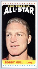 BOBBY HULL ALL-STAR 1964-65 TOPPS TALLBOYS NHL HOCKEY 64-65 #107 EX/EX+    77098