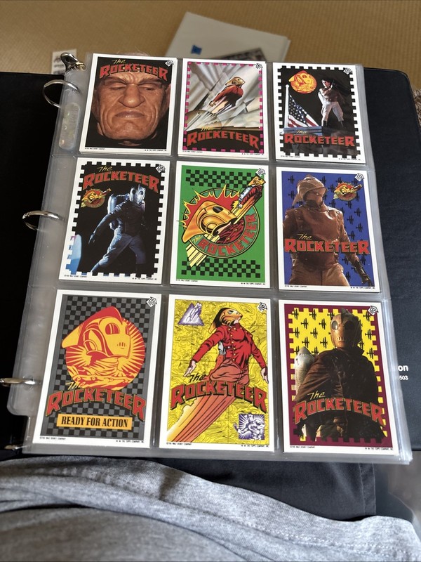 Topps THE ROCKETEER Complete Trading Card Set (99) w/Sticker Set (11)