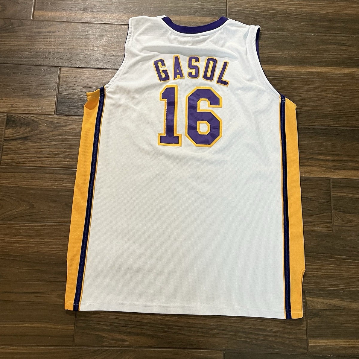 NBA Los Angeles Lakers Pau Gasol Jersey Mens Size 54 (3XL