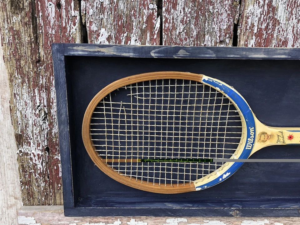 Raqueta de tenis de madera Wilson Mary Hardwick raqueta vintage montada en madera #32 Foto 4 de 4
