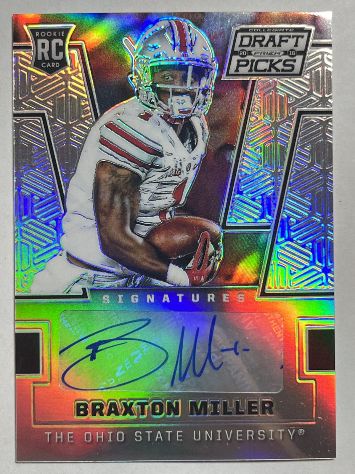 Braxton Miller Panini Prizm Collegiate Draft Picks #138 Autograph
