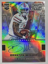 2016 Panini Prizm Collegiate Draft Picks Silver Braxton Miller Rookie Auto OSU