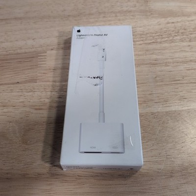 Apple Lightning Digital AV Adapter-MW2P3AM/A Open Box (Amazon Return)