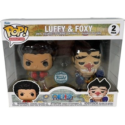 Funko Pop Anime One Piece Luffy & Foxy Vinyl Figur 2-Pack Special Edition