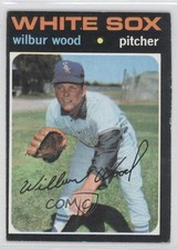 1971 Topps Wilbur Wood #436 8x9