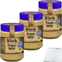Nick Peanutbutter Creamy 3Er Pack 3X350G Glas Usy Block