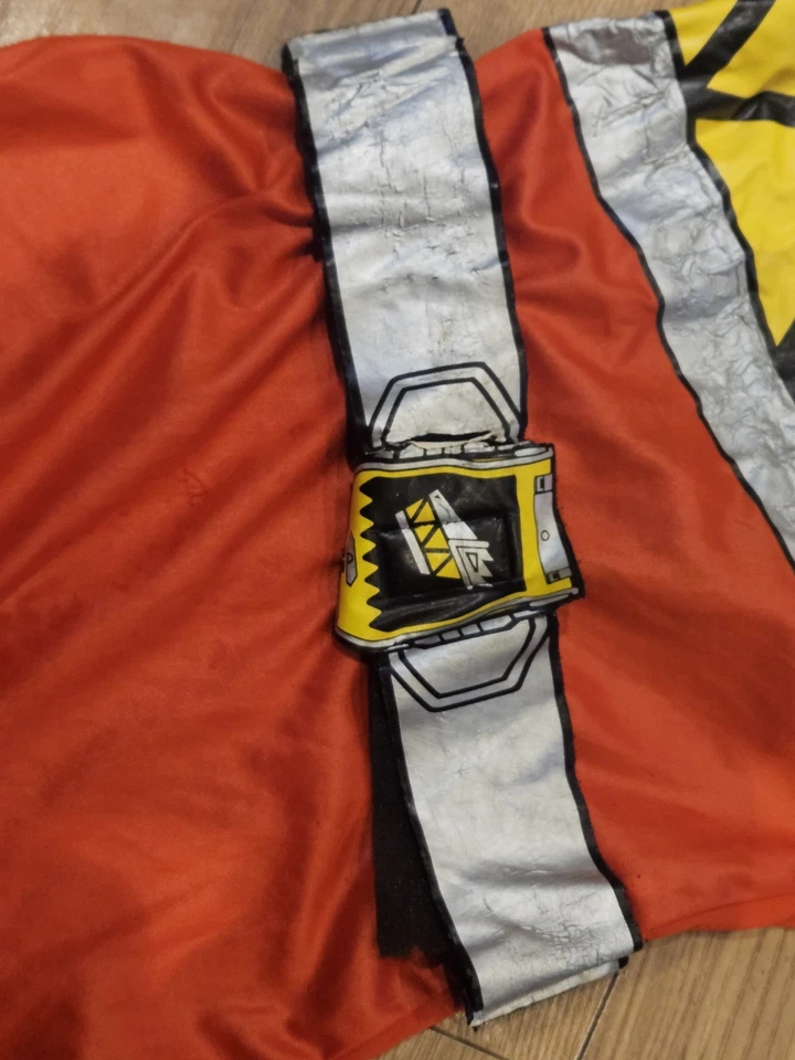 Power Rangers Dino Charge Red Kids Fancy Dress Costume Outfit Age 5-6 years GC - Image 3 of 4