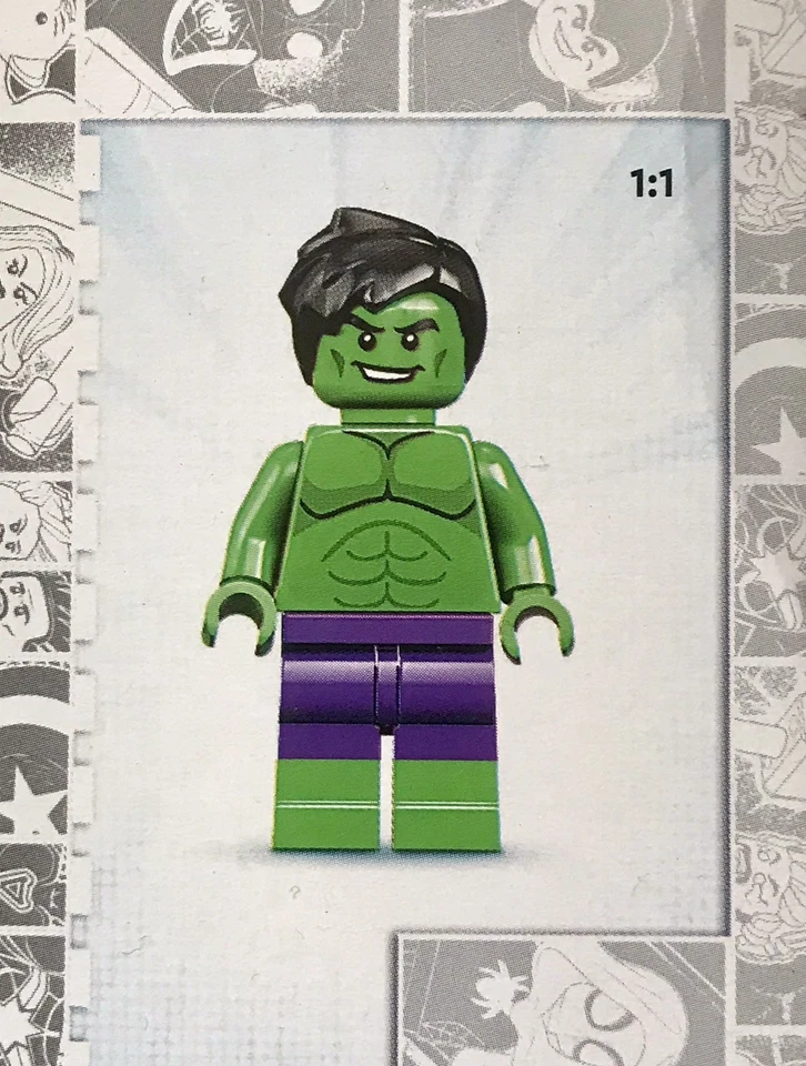 LEGO Marvel 10782. Hulk vs. Rhino Truck Showdown. Année : 2022 . - Hulk sh798. - Photo 4/4