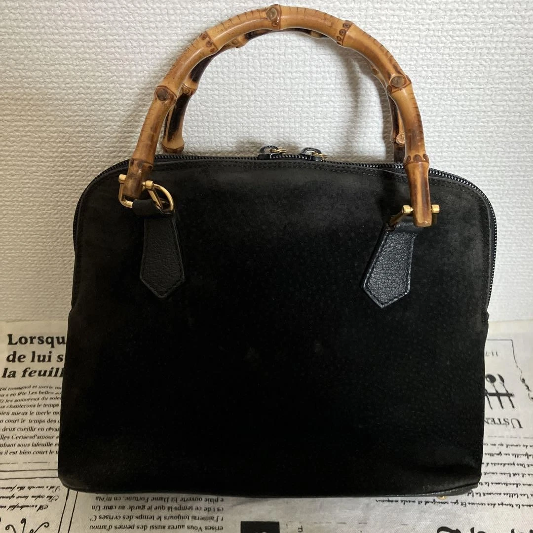Gucci sac à bandoulière poignée bambou sacoche cuir poignée supérieure sac à main créateur