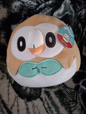Pokémon Squishmallows Rowlet Plush 10” Medium Owl NEW 2025 Stuffed Animal