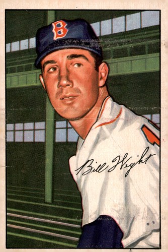 Bill Wight #117 1952 Bowman card