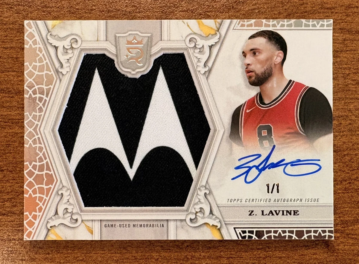 Zach LaVine Sports Trading Card Singles Autographed Basketball for