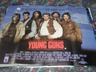 ORIGINAL MOVIE POSTER 39.5 X 29.5  YOUNG GUNS