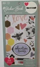 American Crafts Sticker Book  30 Sheets 1519 Total Stickers