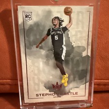 2024-25 Panini Court Kings - Water Color Stephon Castle #16 Violet /49 (RC)