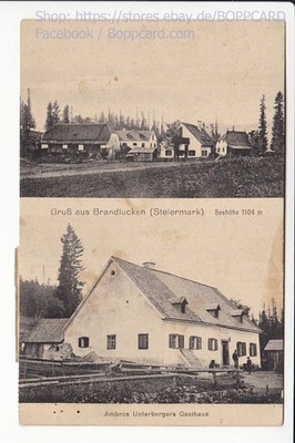 STYRIA, DISTRICT OF WHEAT, GREETING FROM BRANDLUCKEN, INN UNTERBERGER, ANGER