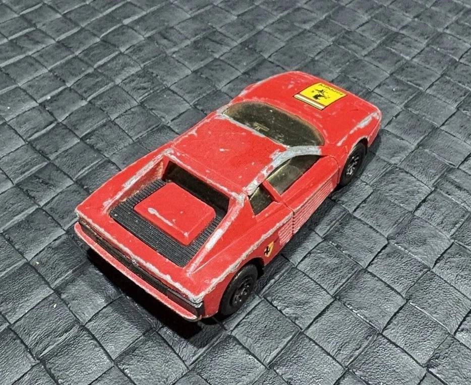 Vintage Matchbox Ferrari Testarossa 1/59 Macau. 1986. Red. Loose - Image 4 of 4