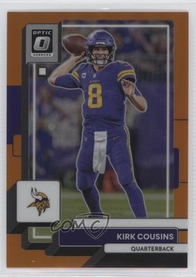 2022 Panini Donruss Optic Orange Prizm 68/199 Kirk Cousins #127 12yh