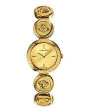 Versace Womens Gold 28mm Bracelet Fashion Watch