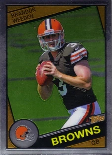 Brandon Weeden trading card