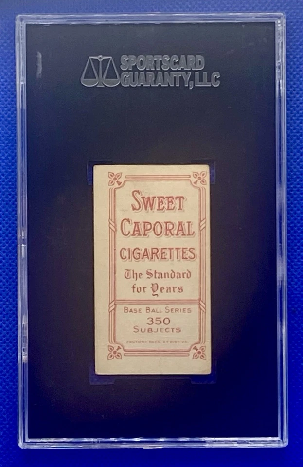 1910 Sweet Caporal T206 Rube Marquard  SGC 2   GC477 - Image 2 of 2