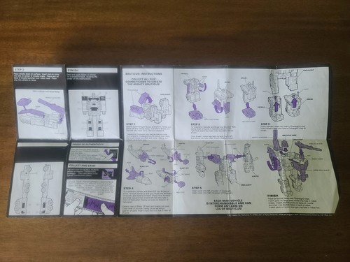Onslaught Action Figure Vintage Instruction Manual Booklet 1986 G1 Transformers - Picture 8 of 18