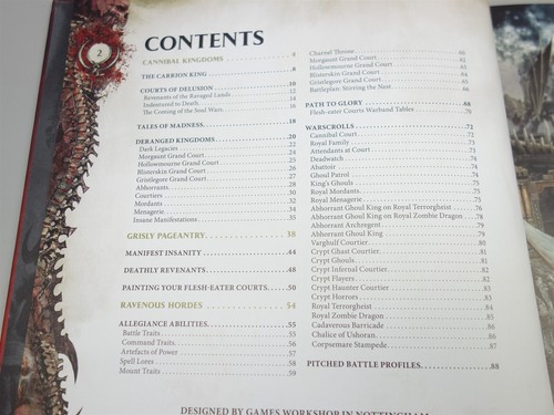 Warhammer Age of Sigmar AoS: Flesh-Eaters Courts - 2nd Edition Battletome - Picture 3 of 12