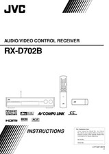 JVC RX-D702BJ Receiver Owners Instruction Manual Reprint