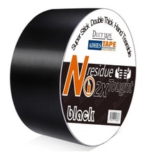 ADHES Black Duct Tape: 16.5 Mil Extra Thick- 1.88 Inch x 105 Feet 35YD All ...