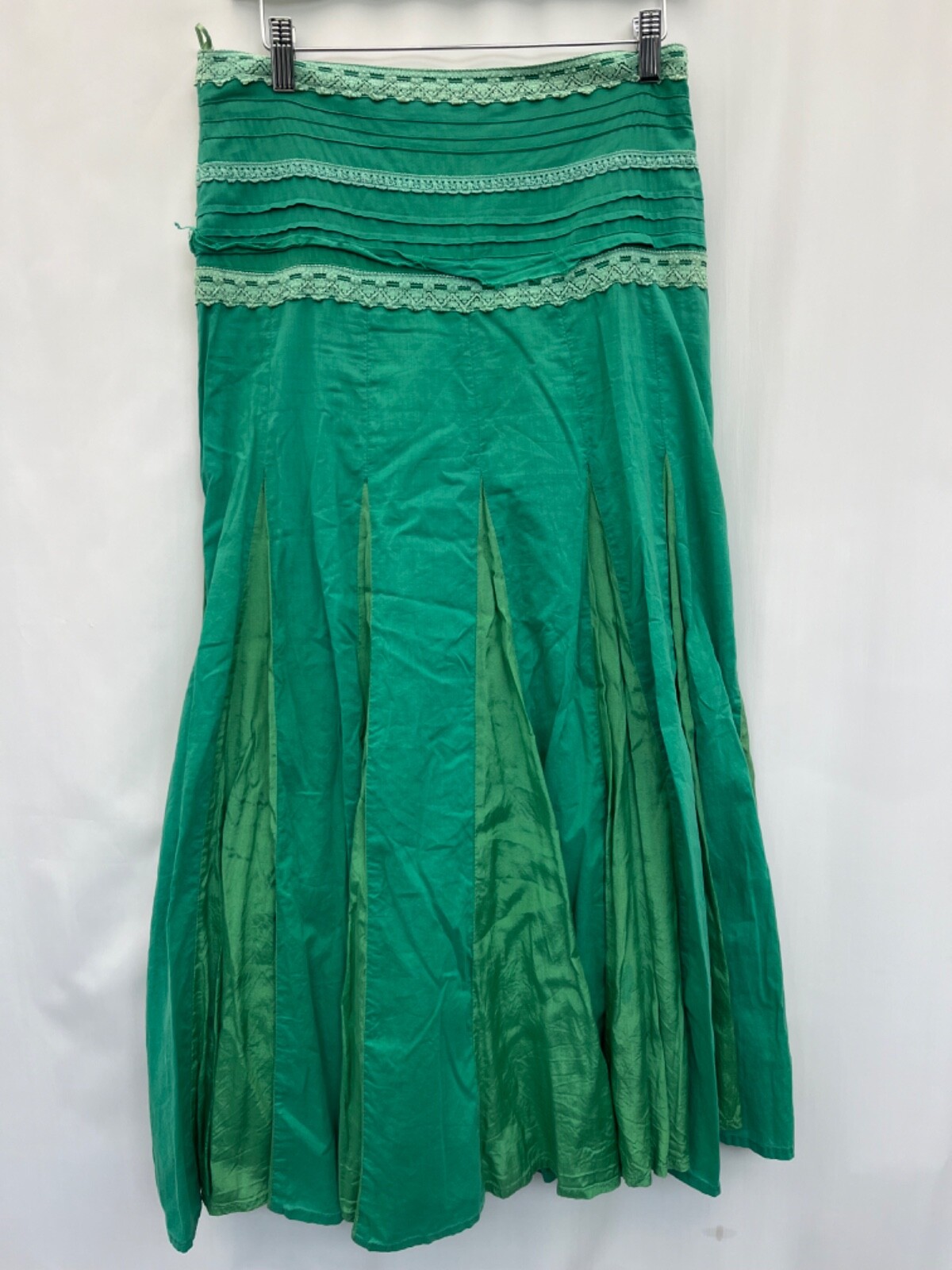 Wallis Womens Size 10 Cotton Lined Panel Skirt W30 L36
