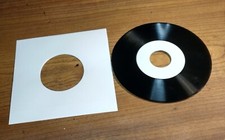 Lathe cut Vinyl Record 7" Black 45RPM  Your music cut on to a poly vinyl record
