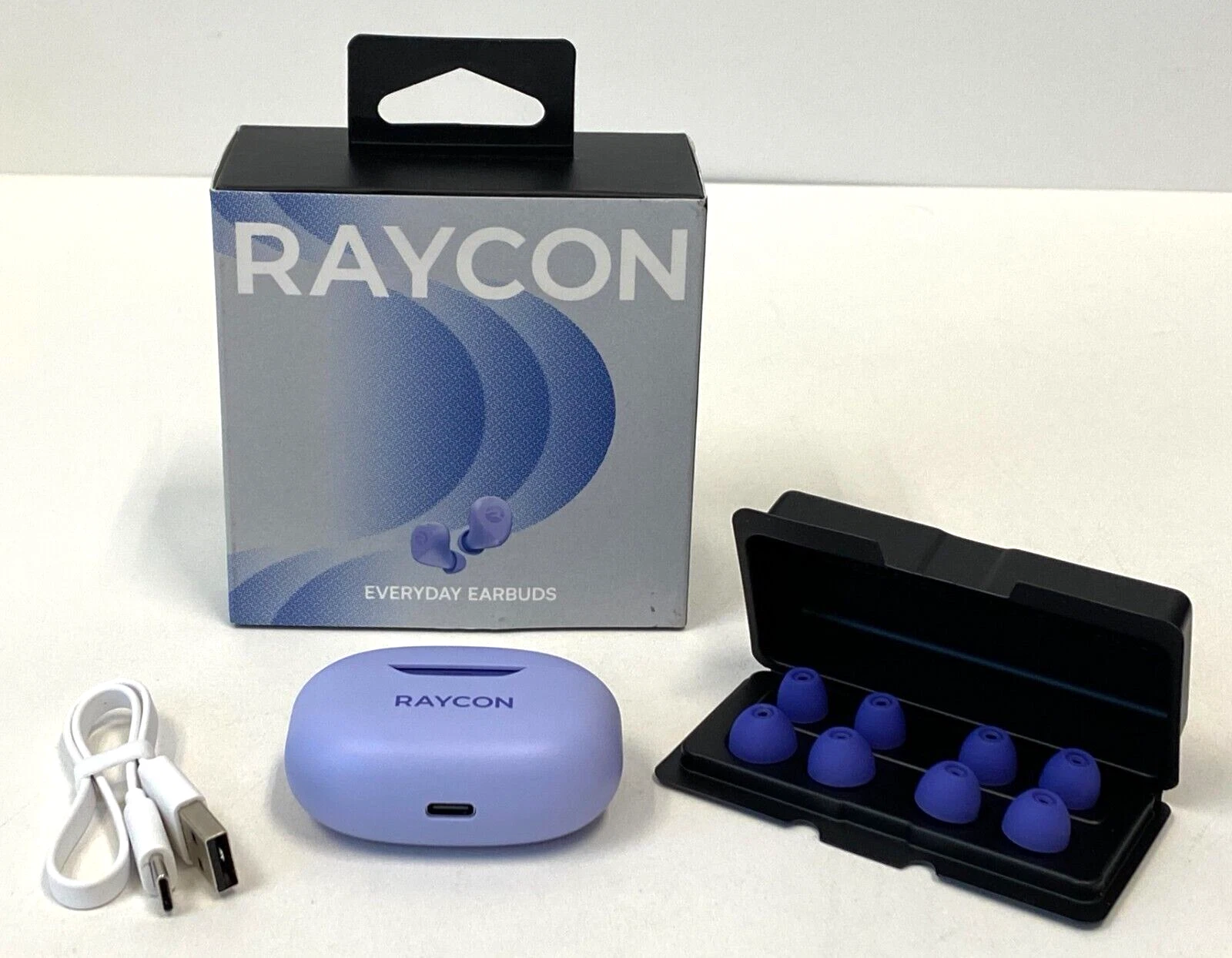 Raycon Everyday True Écouteurs Bluetooth sans Fil avec ANC, 32 Heures de Jeu