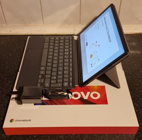 Lenovo IdeaPad Duet 3 Chromebook Tablet/Laptop: 11" + 128GB Storage + 4GB RAM - Picture 2 of 4