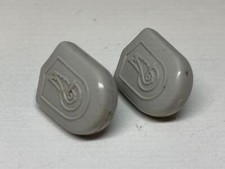 NOS vintage Campagnolo Toe Strap BUTTON Pulls Eroica GREY