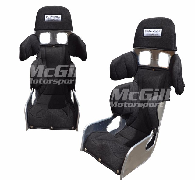 Ultra Shield Junior Total Support Race Seat Black Cover Size 12