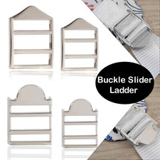 Tri Glide Buckle Silver Metal 19mm 24mm Strap Adjuster Bag Webbing Handbags DIY