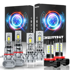 Para For Mitsubishi Outlander 2014-2020 Combo LED faros antiniebla bombillas