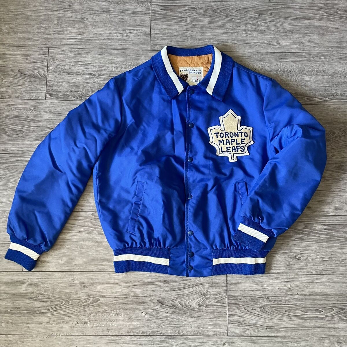 Toronto Maple Leafs Vintage NHL Hockey Jacket Shain Tag Mens Toronto Maple Leafs Vintage NHL Hockey Jacket Shain Tag Mens