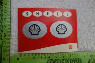 Alter Aufkleber Tankstelle Benzin Diesel Oel Oil Kraftstoff SHELL für LEGO?