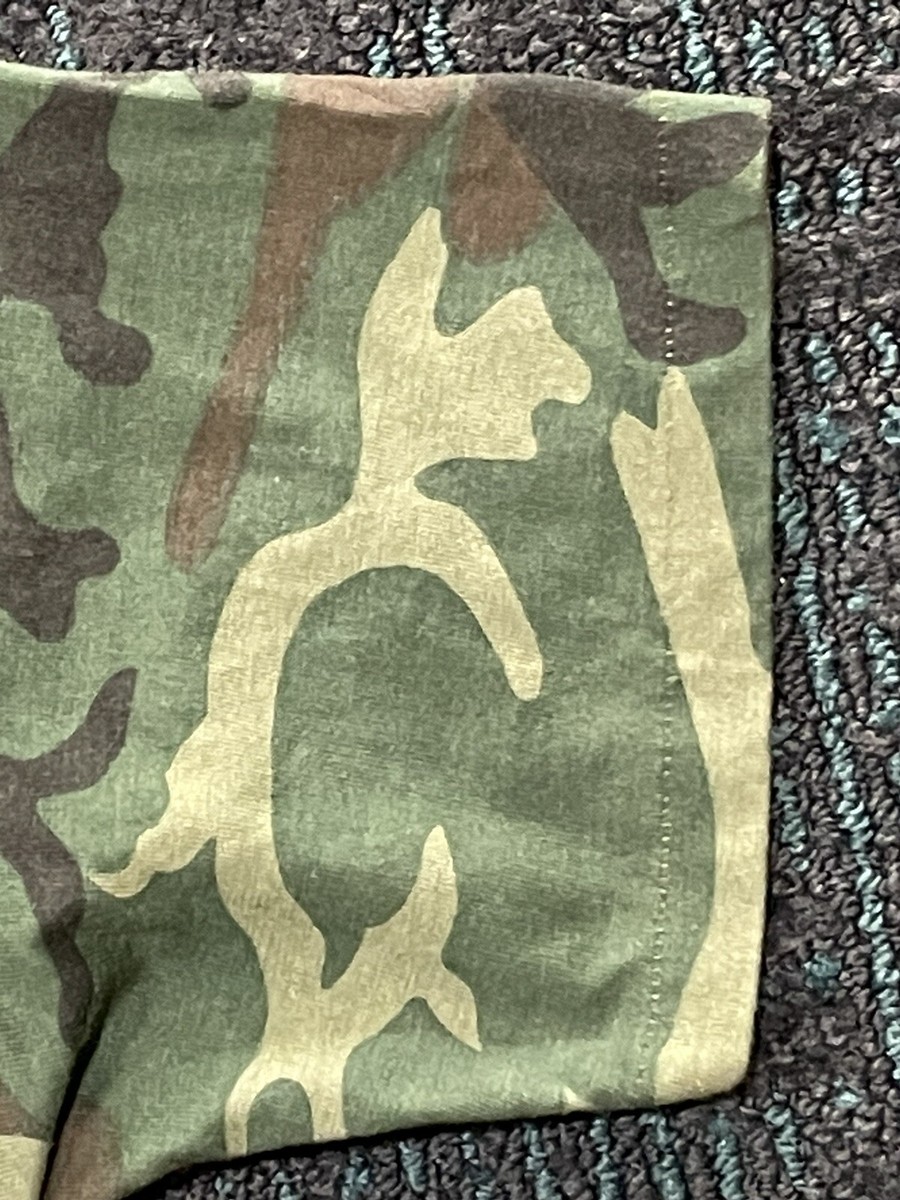 Vintage Single Stitch Camouflage BDU Schreck Inc XL Made In USA View 3