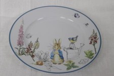 BEATRIX POTTER PETER BUNNY RABBIT EASTER DINNER PLATES - S/4 - NEW