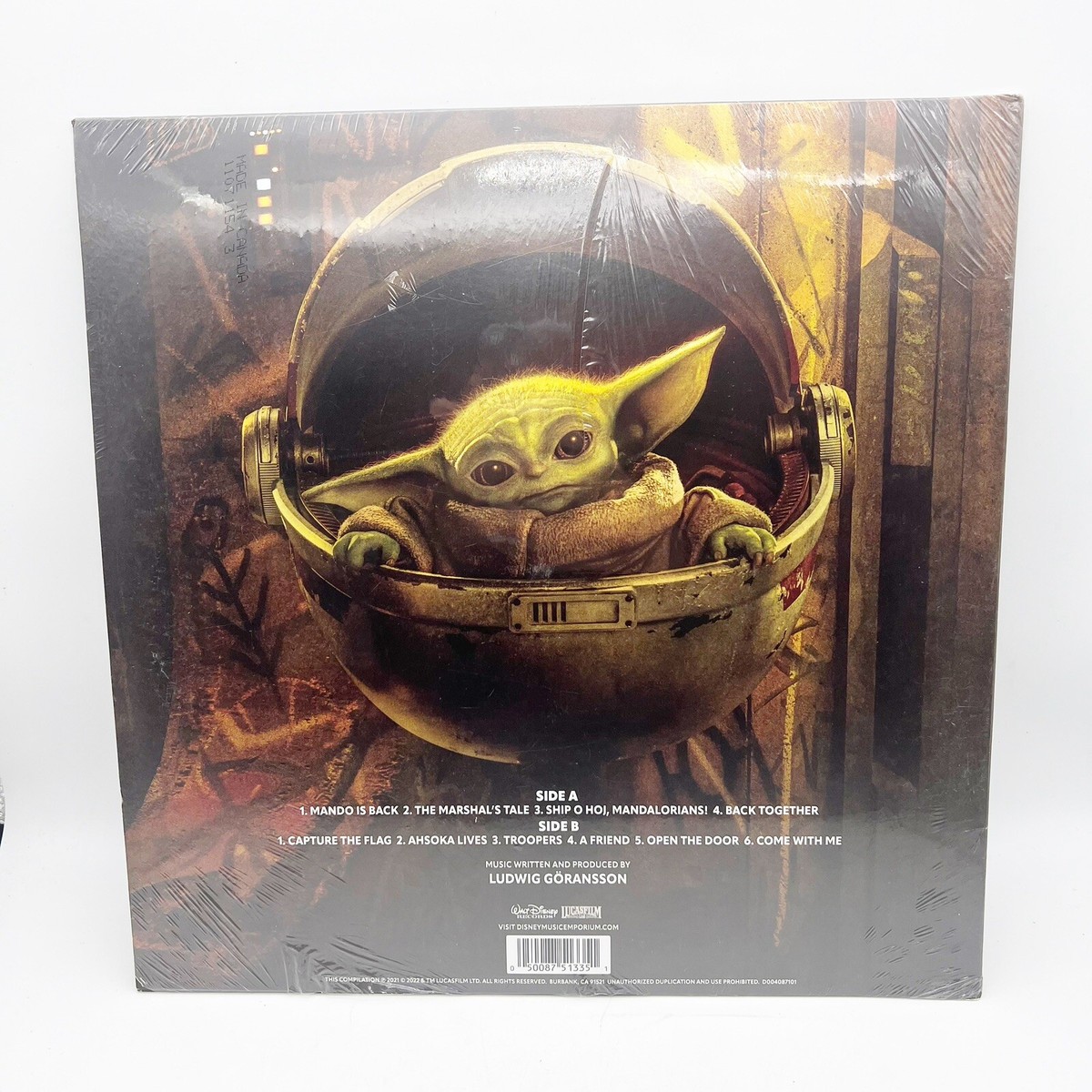 Star Wars THE MANDALORIAN Season 2 LP Blue Vinyl + Poster Target