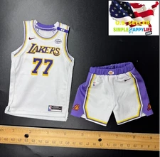 1/6 Luka Laker white Jersey #77 for hot toys Phicen Enterbay 12" figure ❶USA❶