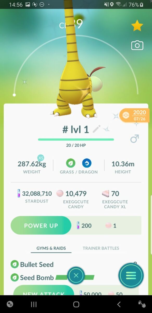 Pokémon GO Shiny level 1