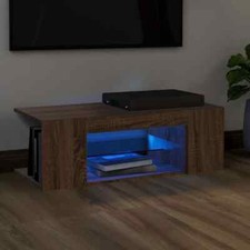 TV Schrank mit LED Leuchten 90x39x30cm HiFi Lowboard mehrere Auswahl vidaXL