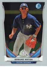 Gosuke Katoh Bowman Chrome 1st 2014 Baseball Card #BCP56