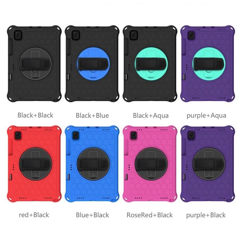 Kids Case For Samsung Tab S6 Lite 2024 S6 A7 S5E Shockproof Tablet Strap Cover - Image 2 of 4